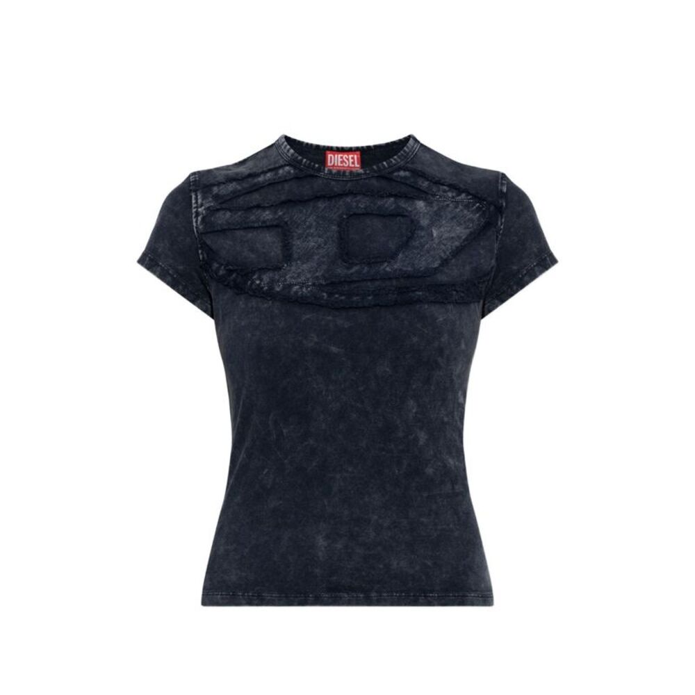 Diesel Women Logo Cotton T-Shirt